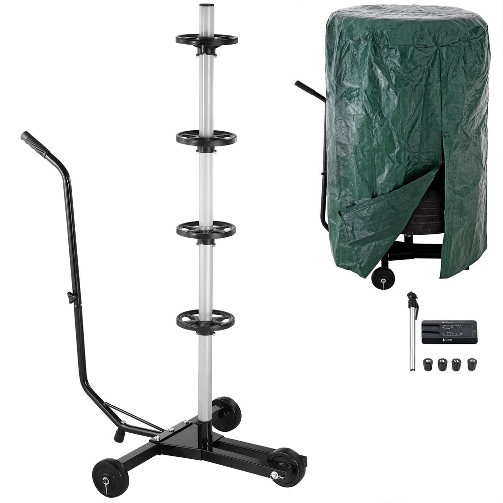 MONZANA® Felgenbaum mit Schutzhülle fahrbar für 4 Produktbild 