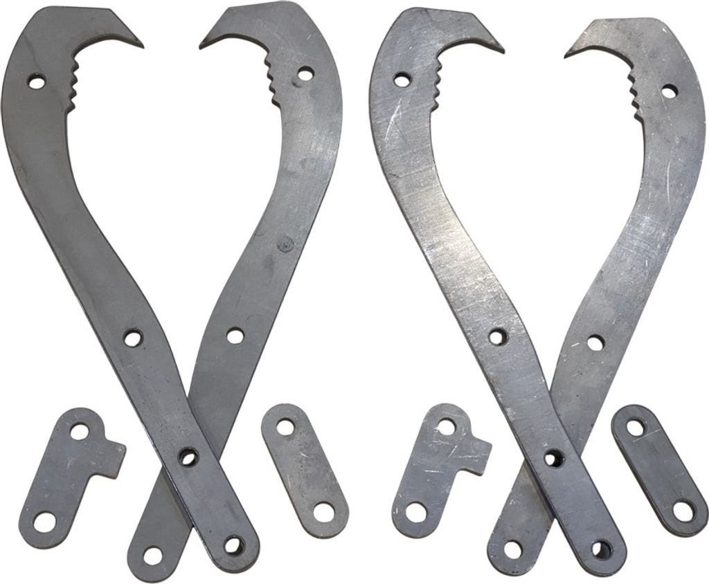 Doppel - Forstzange Bausatz Rundholz Hebezange Rückezange Holzzange Packzange