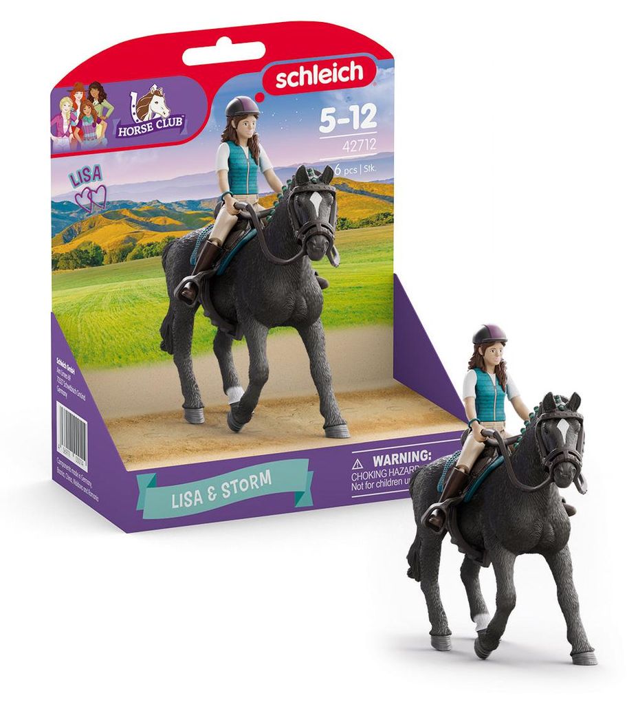 Schleich 42712 - Lisa e Storm - Club del cavallo Immagine del prodotto 