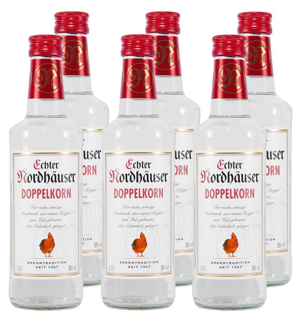 Echter Nordhäuser Doppelkorn (6 x 0,35L) Produktbild 