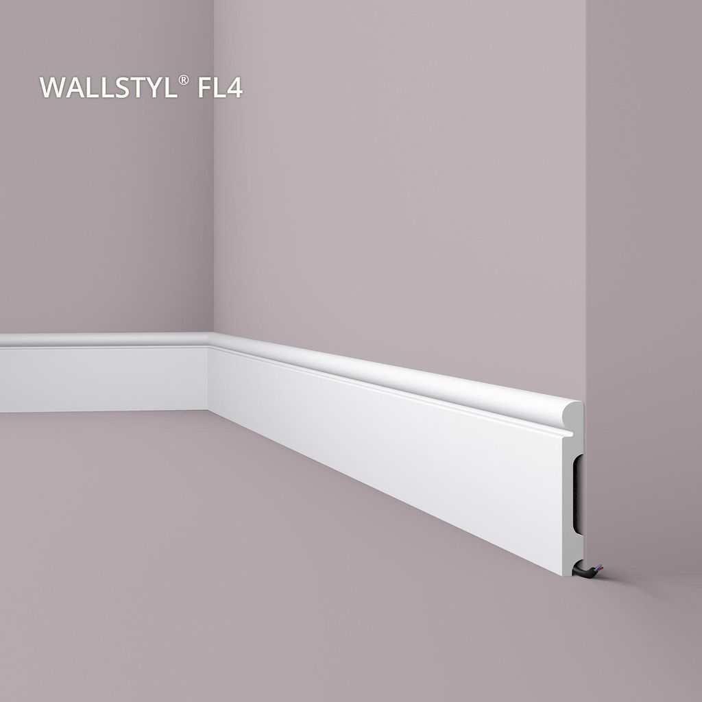NMC FL4 WALLSTYL Zócalo Moldura decorativa Perfil de estuco Imagen del producto 