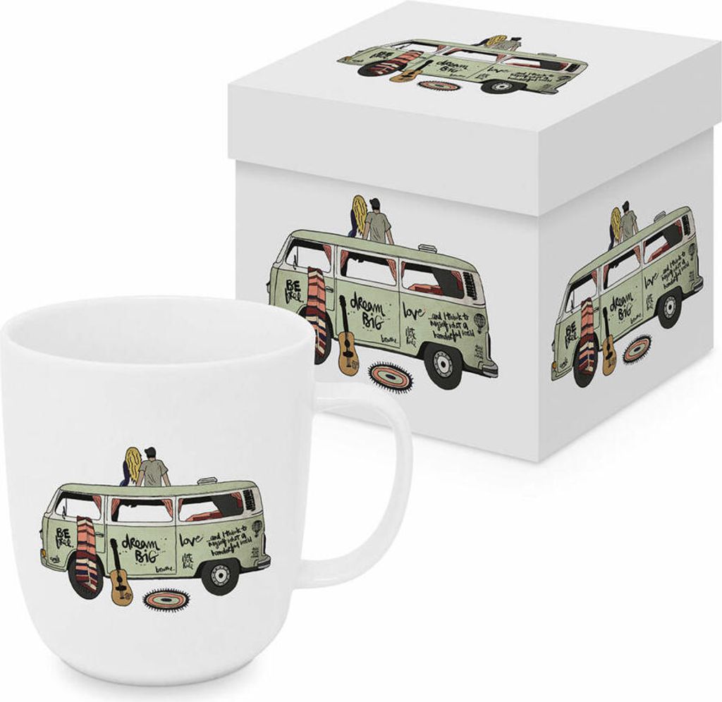 PPD Freiheit Matte Mug, in Geschenkbox, Tasse, Teetasse, Kaffee Becher, 400 ml, 604480