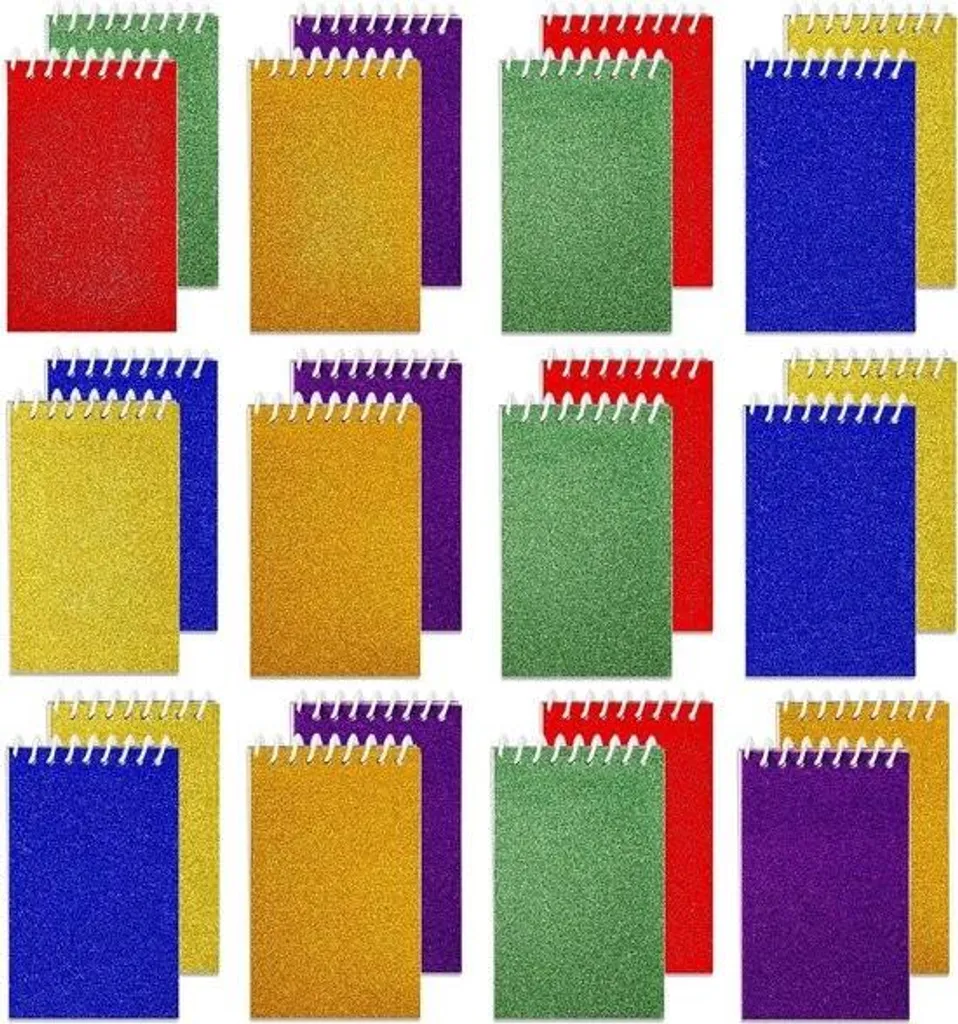 Mini-carnets pour notes rapides et mémos - Lot de 24 carnets à prisme