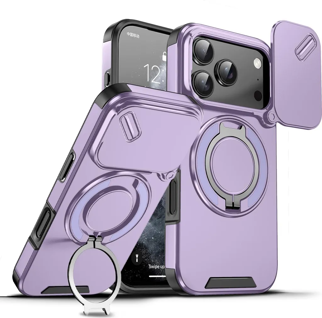 Custodia Viola iPhone 17 Pro: Stile Rugged e Supporto Magnetico