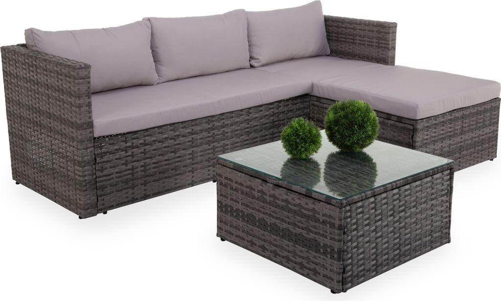 Loungeecke outdoor LIMA BHT 194x62x129 cm bunt Garten-Sofa Loungesofa