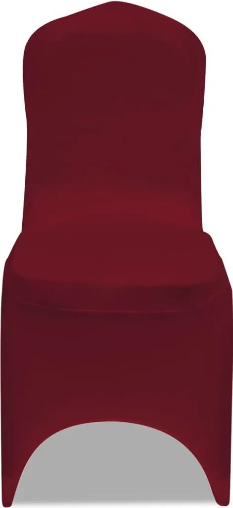 vidaXL 50 Housses de Chaise Extensibles Bordeaux pour Mariage et Fêtes