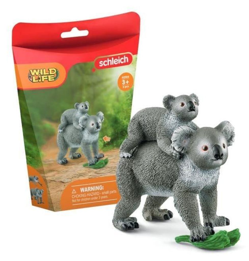 Schleich Wild Life - 42566: Moederkoala met baby Productafbeelding 