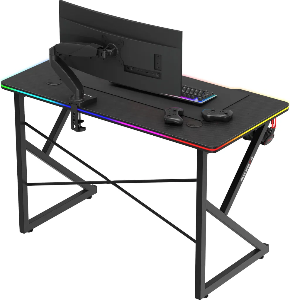 Recensione e Analisi: Huzaro Hero 1.7 RGB Black Gaming Desk