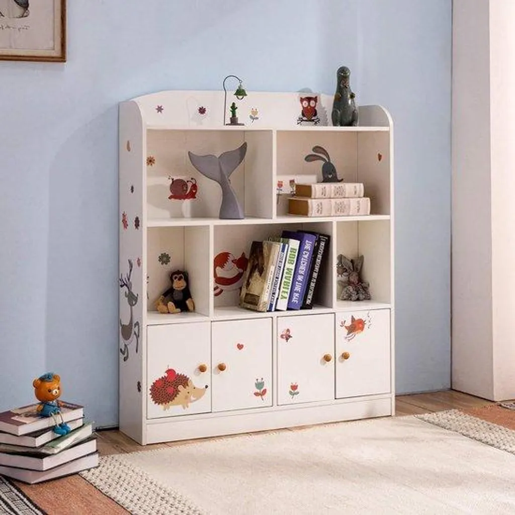 Tablette de voyage pour occuper les enfants en voiture avec rangement blanc