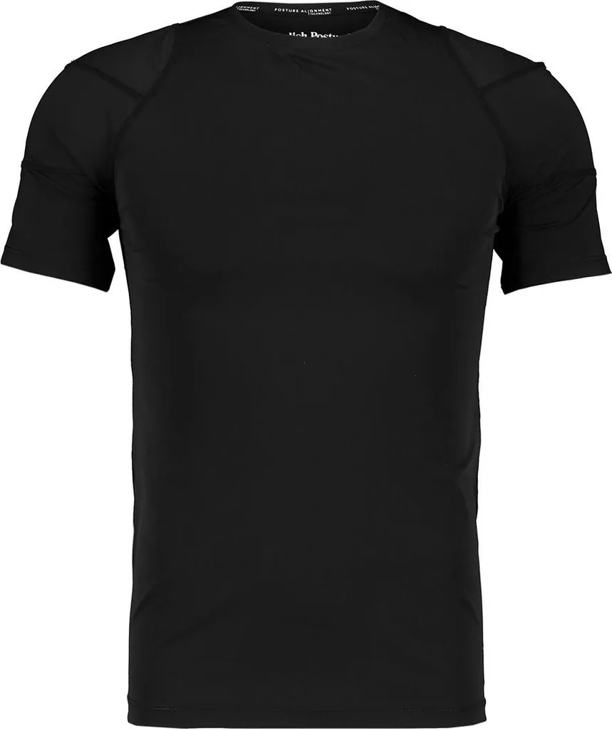 T-shirt Postura Svedese S Uomo Nera - Performance e Presenza