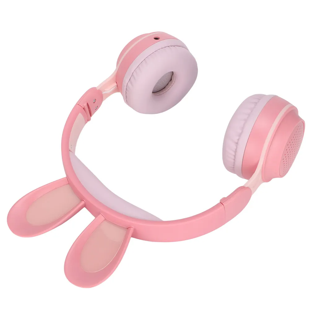 Casque d'oreille sans fil Bluetooth Enfant à LED avec Micro Intégré Bleu - 6