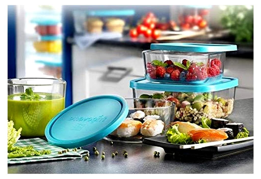 Bormioli Voorraadpot Frigoverre Blauw 5-Delig