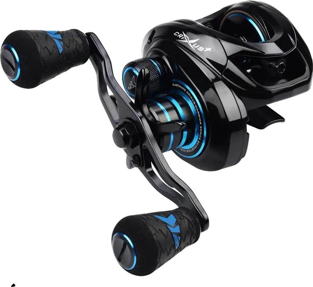 Moulinet Baitcasting Anti-Perruque avec Frein Puissant pour Main Droite