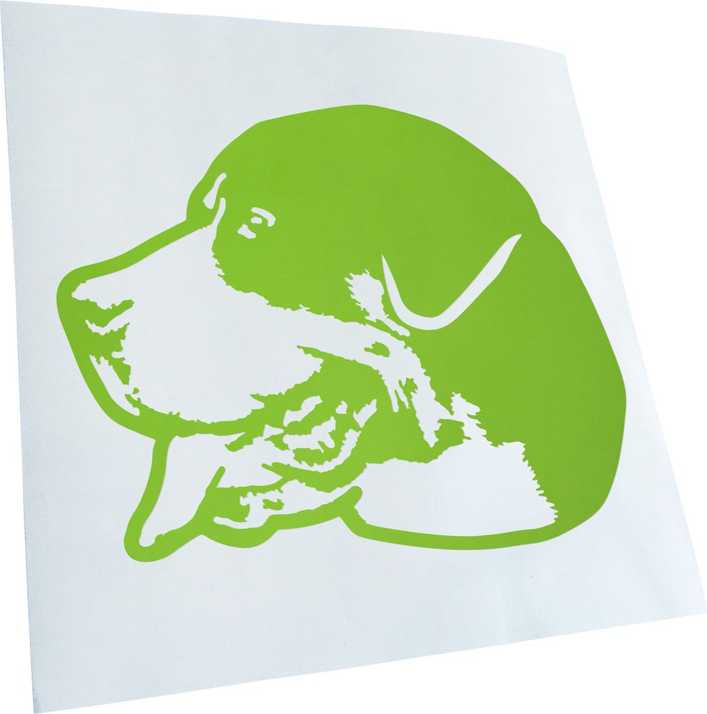 Kiwistar - Autoaufkleber - Greater swiss mountain dog Hund - Lindgrün - 50x38cm - Aufkleber für Auto, Laptop, Fahrrad, LKW, Motorrad mehrfarbig J...