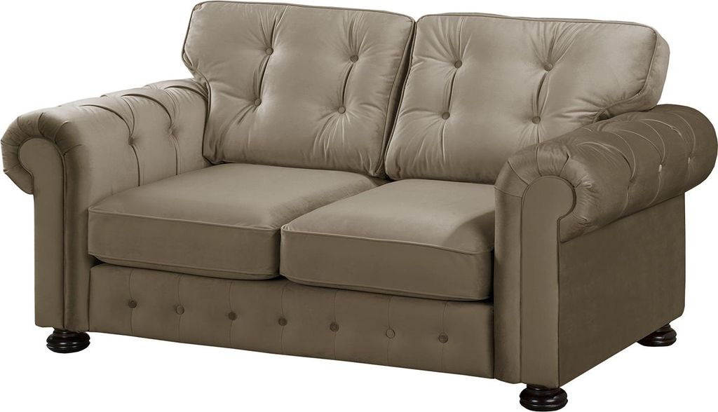 home24 2-Sitzer Sofa - Samt