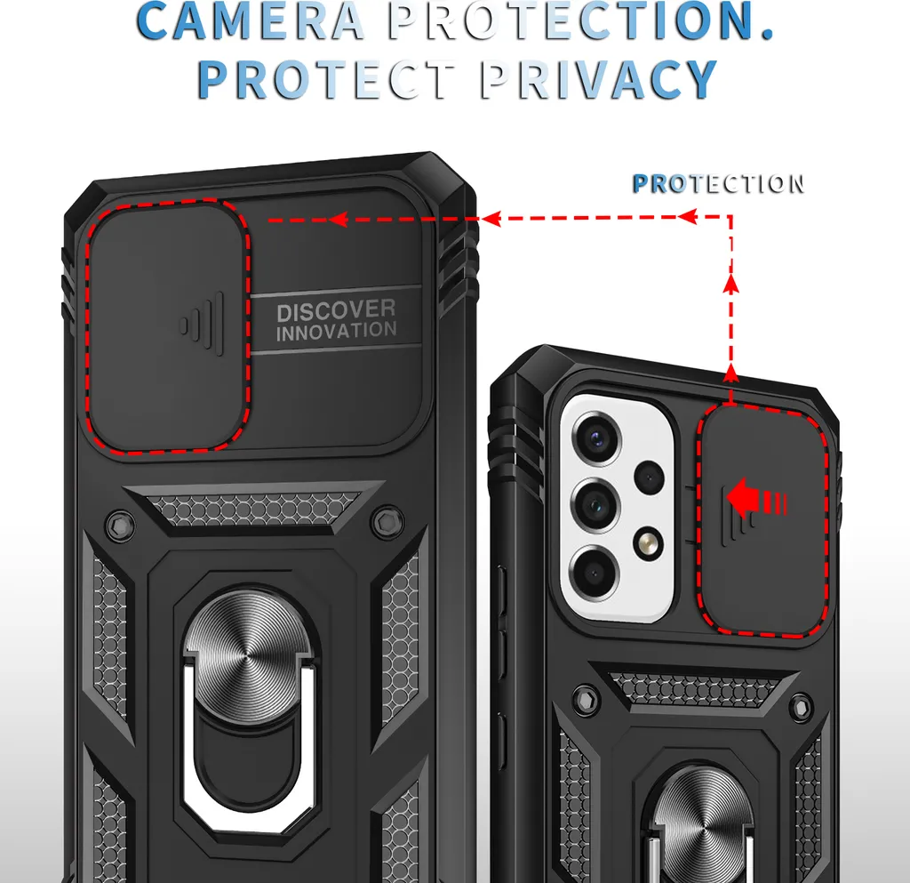 Custodia Business Samsung A53 5G: Design Nero, Privacy e Funzionalità