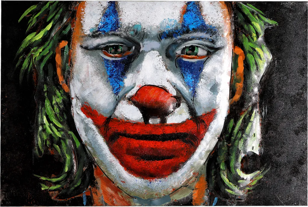 Tableau Joker métal 60x40cm - Finissez-en avec les murs vides et plats