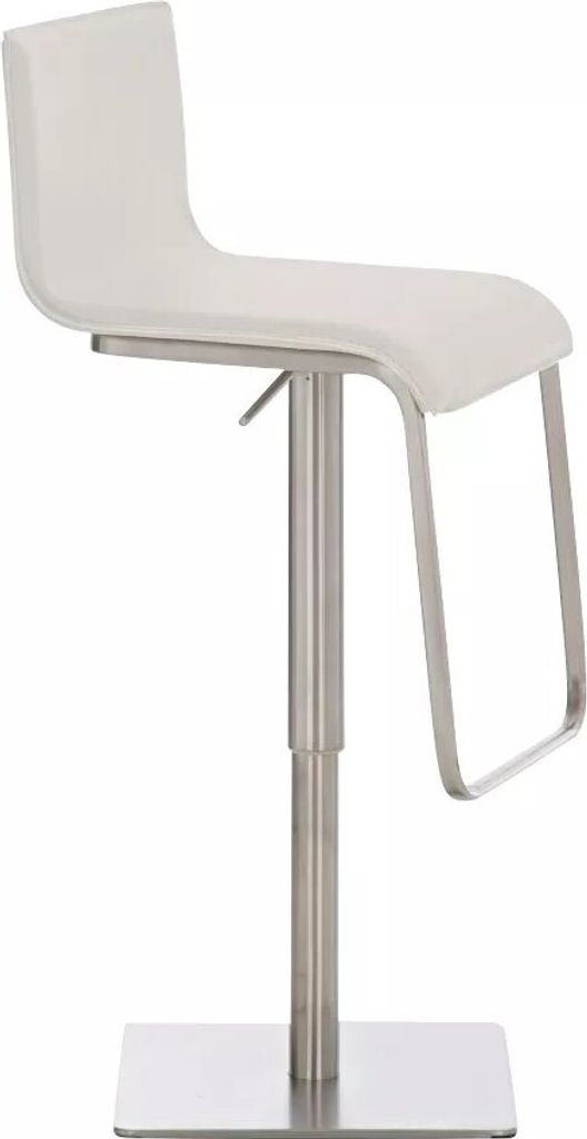 In And OutdoorMatch Barstuhl Rashad - Höhenverstellbar - Barhocker mit Rückenlehne - 1er Set - Ergonomisch - Barstühle für Küche oder Kantine ...