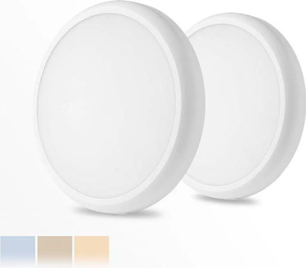 Plafonnier LED moderne 18W 2200lm Ø23cm 3CCT réglable pour salon