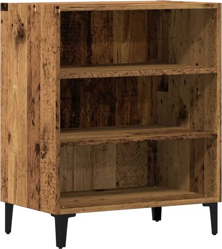 Credenza Ecofriendly Effetto Legno Recuperato 57x35x70 | Salvaspazio