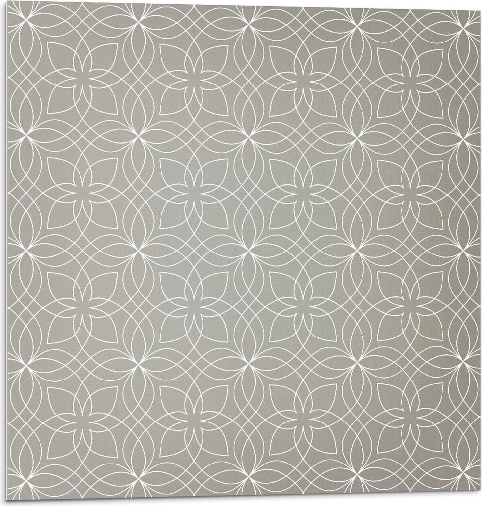 Geometrisches Blumenmuster – Selbstklebende Fliesen – Wandverkleidung – Wandpaneel – PVC Fliesen – Vinylflisen – PCV Flisen – Selbstk...