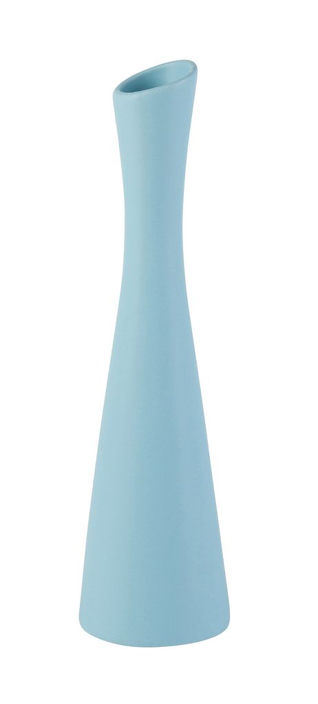 Vaso "X" (10x35 cm), color marrón Imagen del producto 