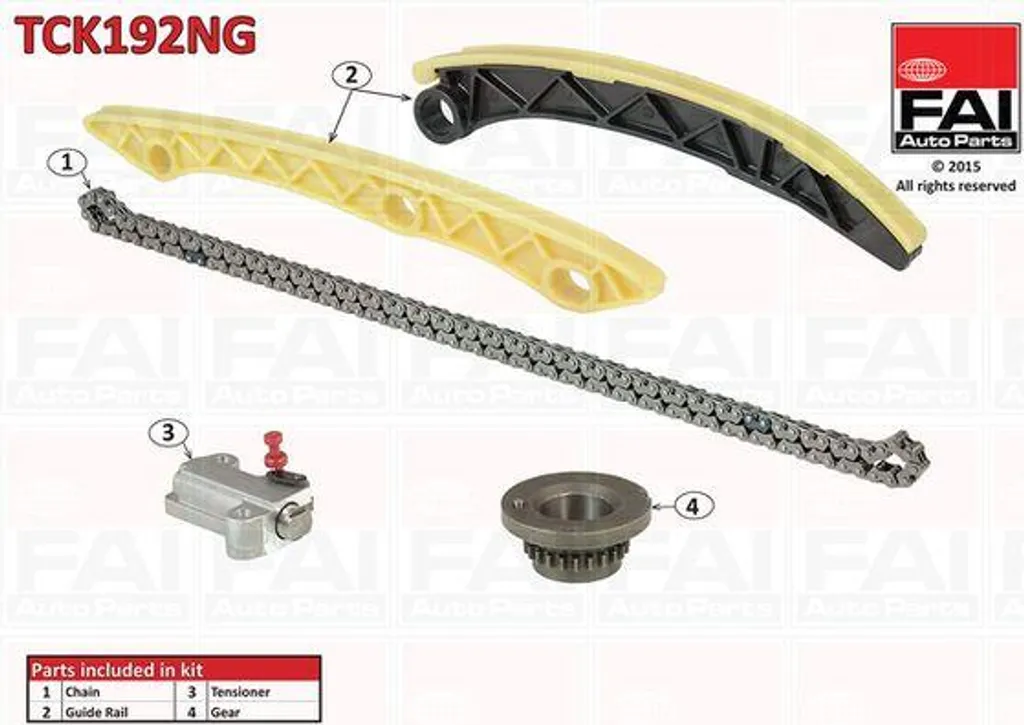 Supprimer les bruits moteur avec le kit chaîne FAI TCK192NG - Honda 14401RNAA01