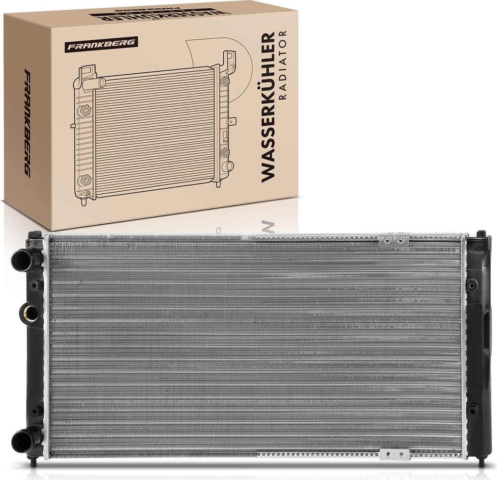 Frankberg 1x Kühler Wasserkühler Motorkühler für Seat Cordoba 6K1 6K2 6K5 Ibiza II 1.9L 2.0L