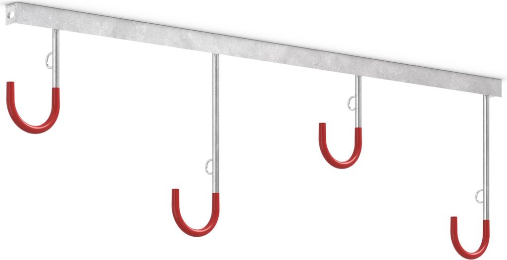Fahrrad Deckenhalterung 3804 | 4 Haken | B1170mm