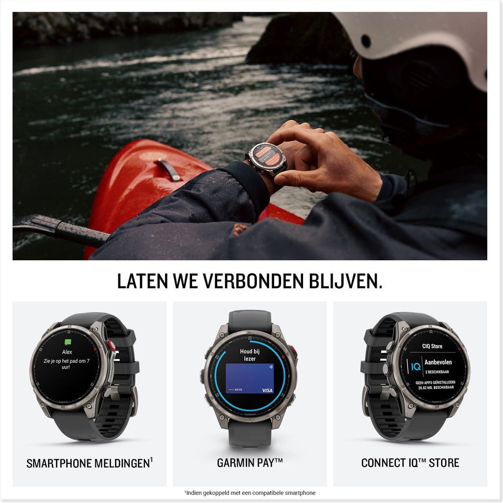 Garmin fenix 8 Pro AMOLED graphit/schwarz titan