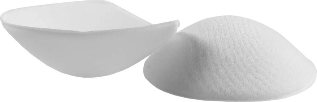 1 Paar BH-Schalen mit Push-up Effekt, Einlagen, verschiedene Größen, weiß, Größe:40B