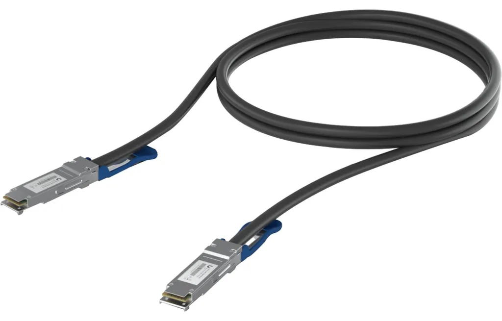 Câble Direct Attach DAC 100Gbps UniFi 1.0m pour Switch et Serveur Pro