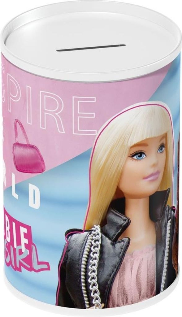 Barbie-Spardose aus Metall, 10 x 15 cm