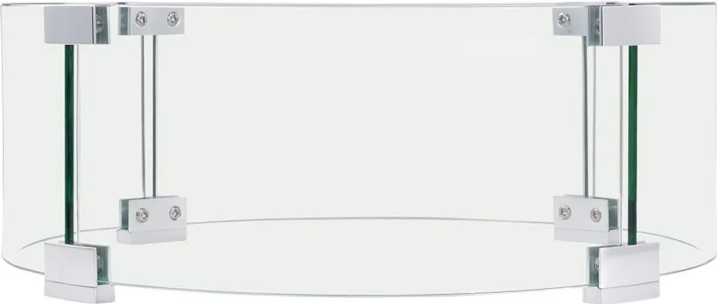 Parafuoco Professionale in Vetro 435x170mm | Ideale per Dehors