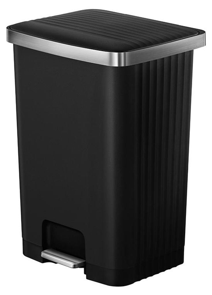 EKO - Hana 2 Poubelle à pédale 70 litres - Plastic - Noir Image du produit 