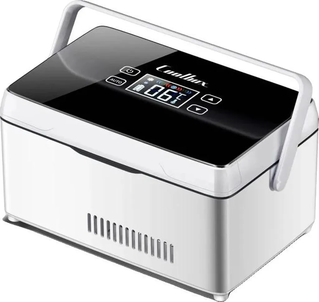 Mini frigo à insuline portable avec écran LCD et prise EU - Finition Noire