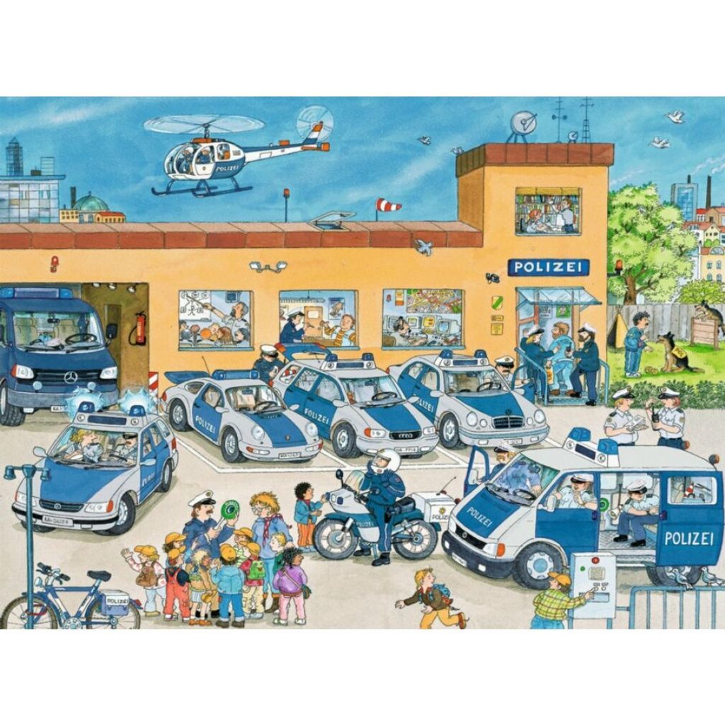 Polizeirevier. Puzzle 100 Teile XXL