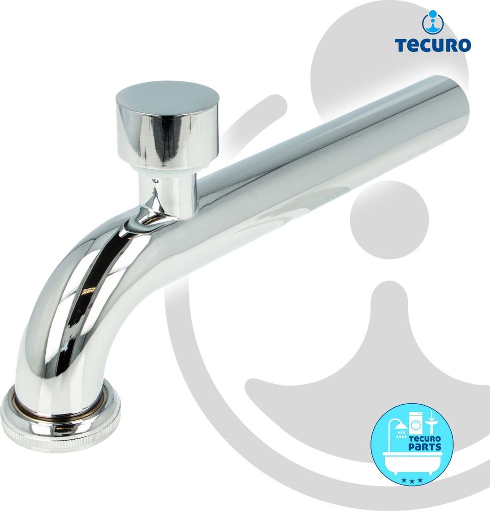 tecuro Abgangsbogen 90° mit Rohrbelüfter für Siphon Produktbild 3