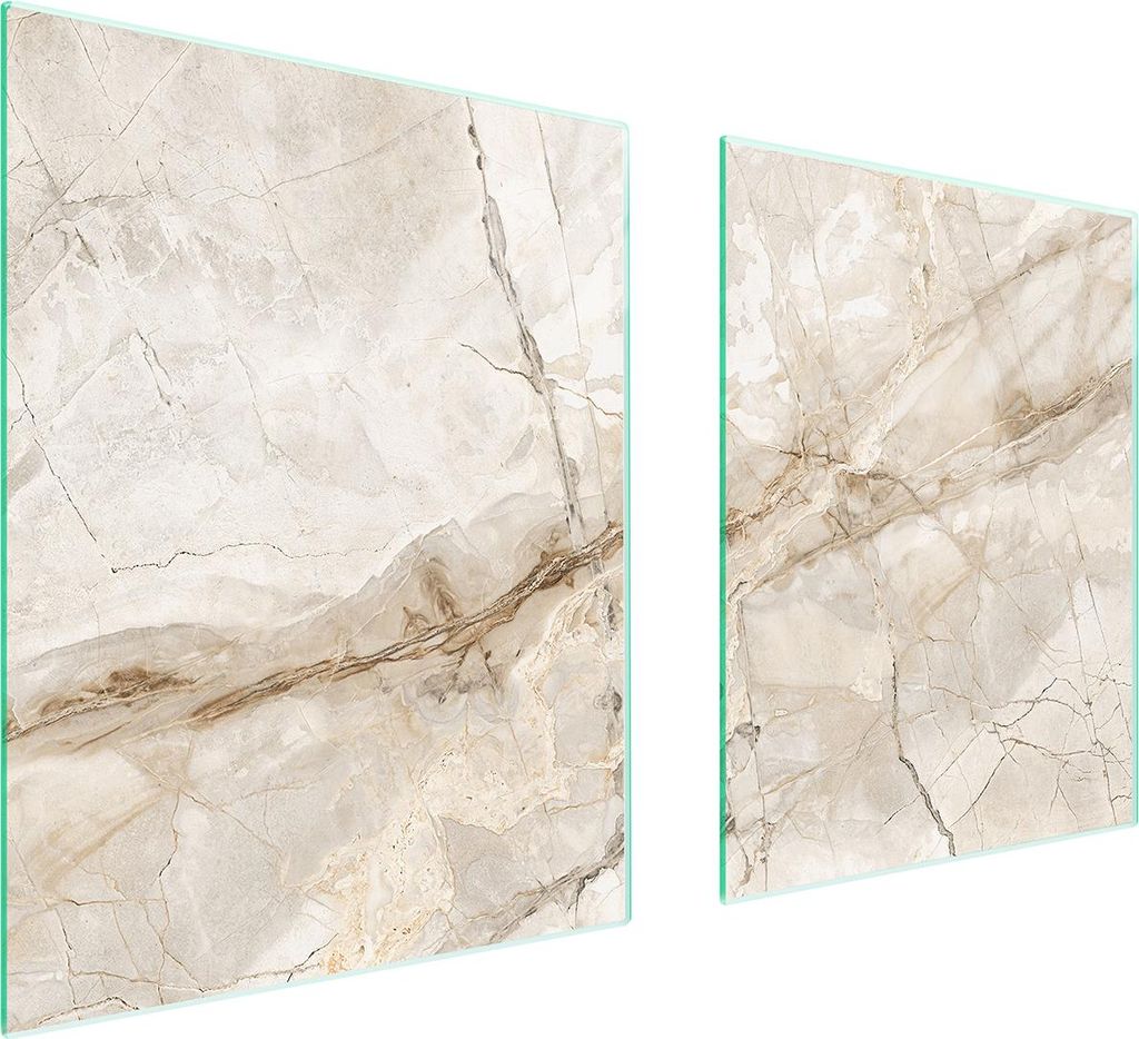 Glasschutzplatte Für Herd 85X52 Marmor