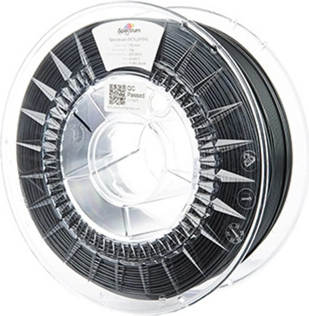Filament PET-G/PTFE Spectrum 80742 Noir Trafic 1.75mm 1kg Haute Qualité
