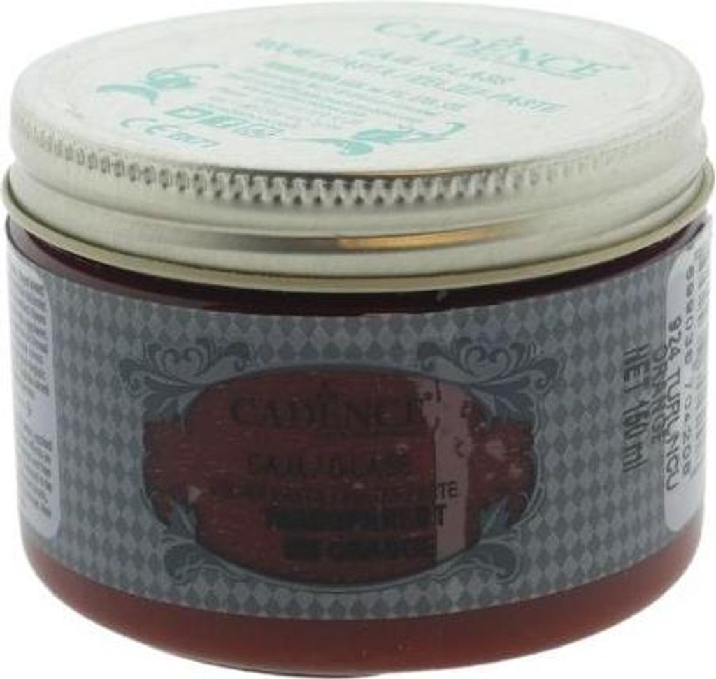 Cadence Glasfarbe transparente Reliefpaste 150 ml orange Produktbild 