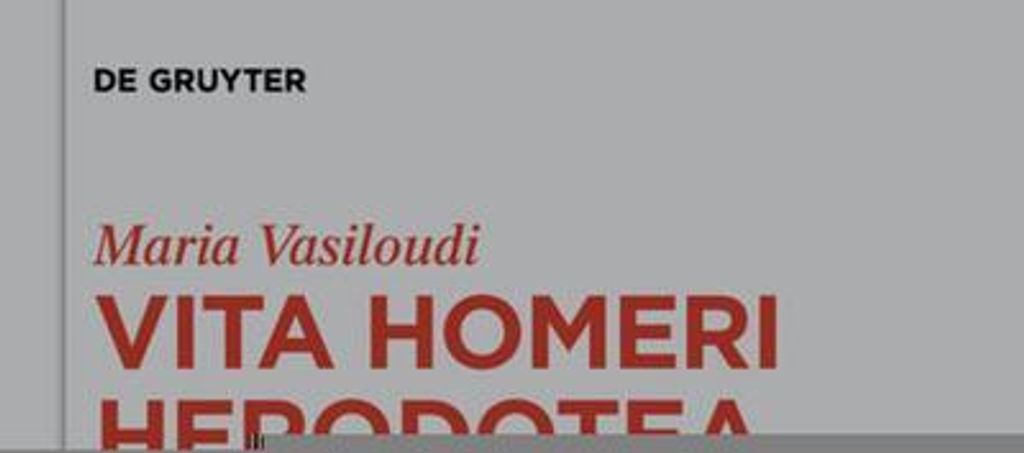 Vita Homeri Herodotea