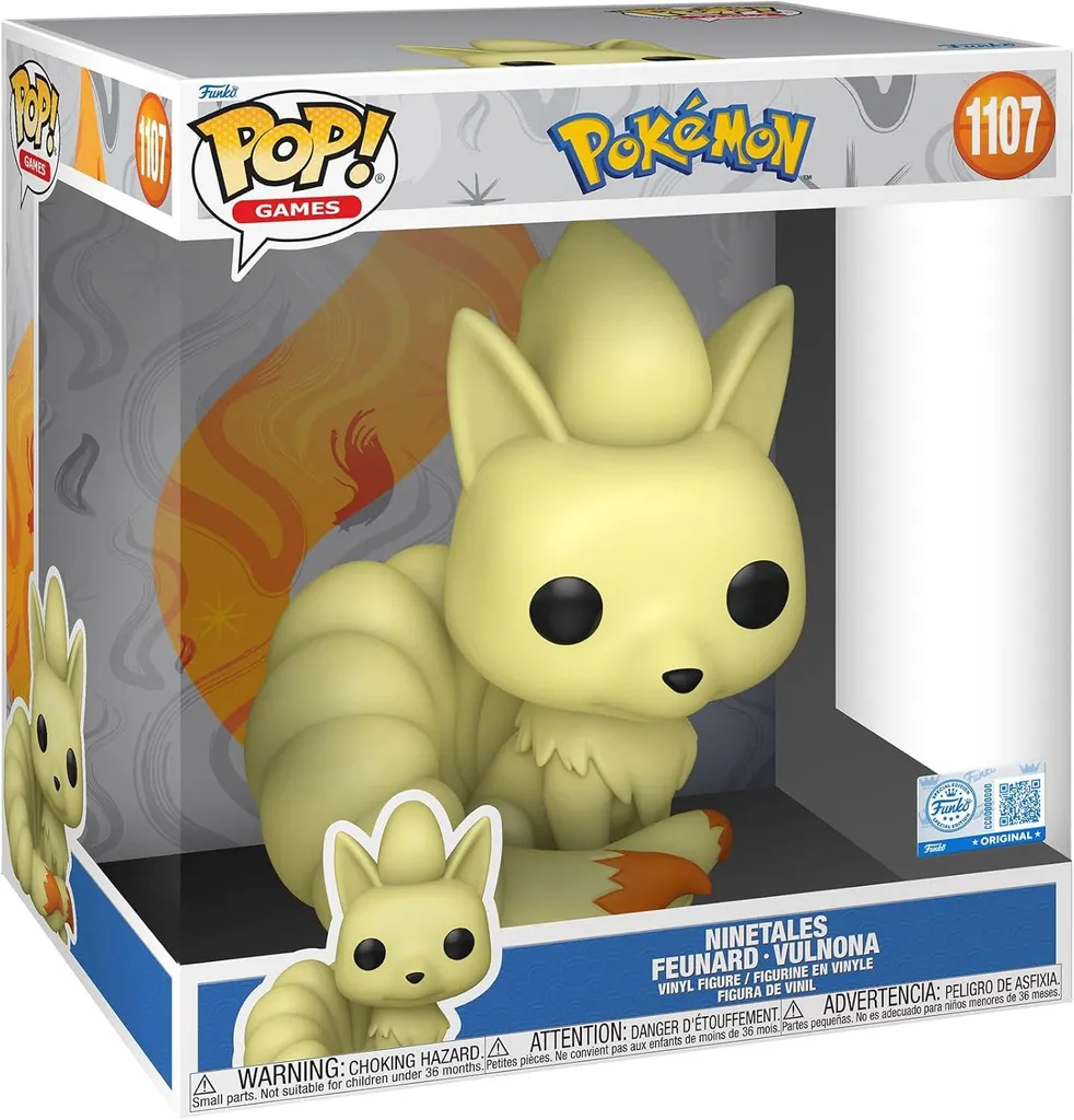Figurine Ninetales Jumbo POP ! 25 cm en Vinyle aux finitions XL