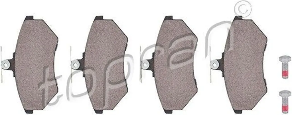Plaquettes de frein avant TOPRAN 103 529 pour Golf 3 et Passat OE 533698151