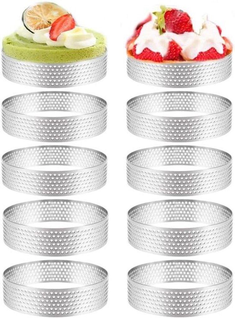 Kreisförmige Dichtungen - 10 Stück - Edelstahl - Hitzebeständig - 10 cm