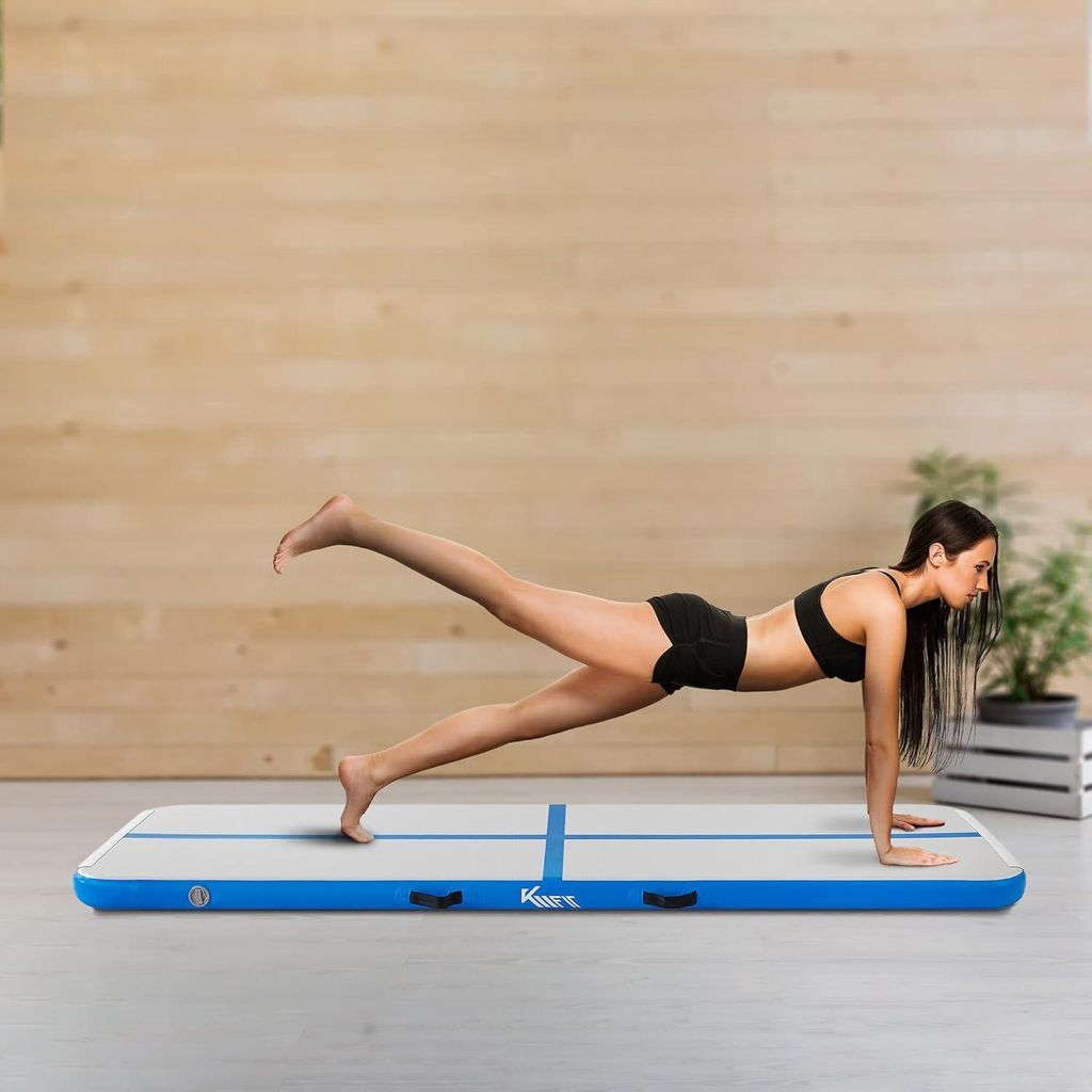 Famanu Airtrack Turnmat - 5 Meter - Blau Produktbild 