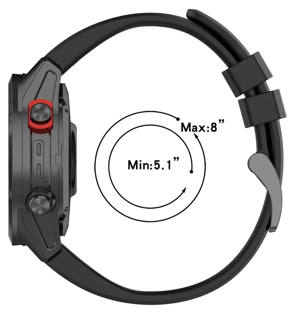 FTRONGRT 26mm Cinturino Compatibile con Garmin Enduro 2, Comodo