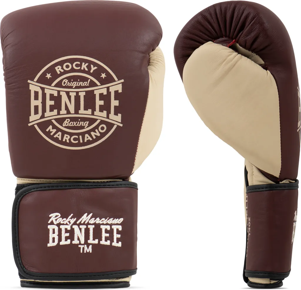 Gants de boxe en cuir WAKEFIELD Benlee Wine 14 oz : Style et Protection