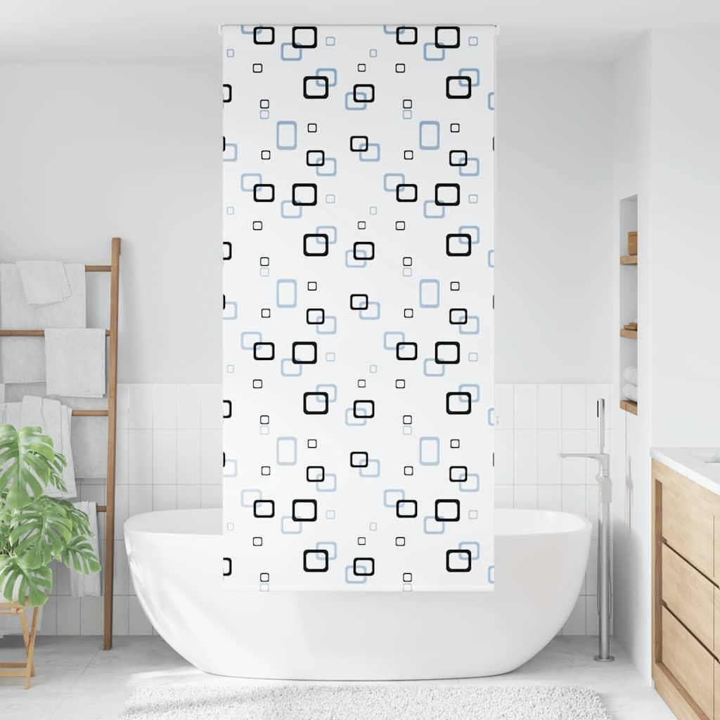 vidaXL Tenda a rullo per doccia 90x240 cm larghezza tessuto Immagine del prodotto 