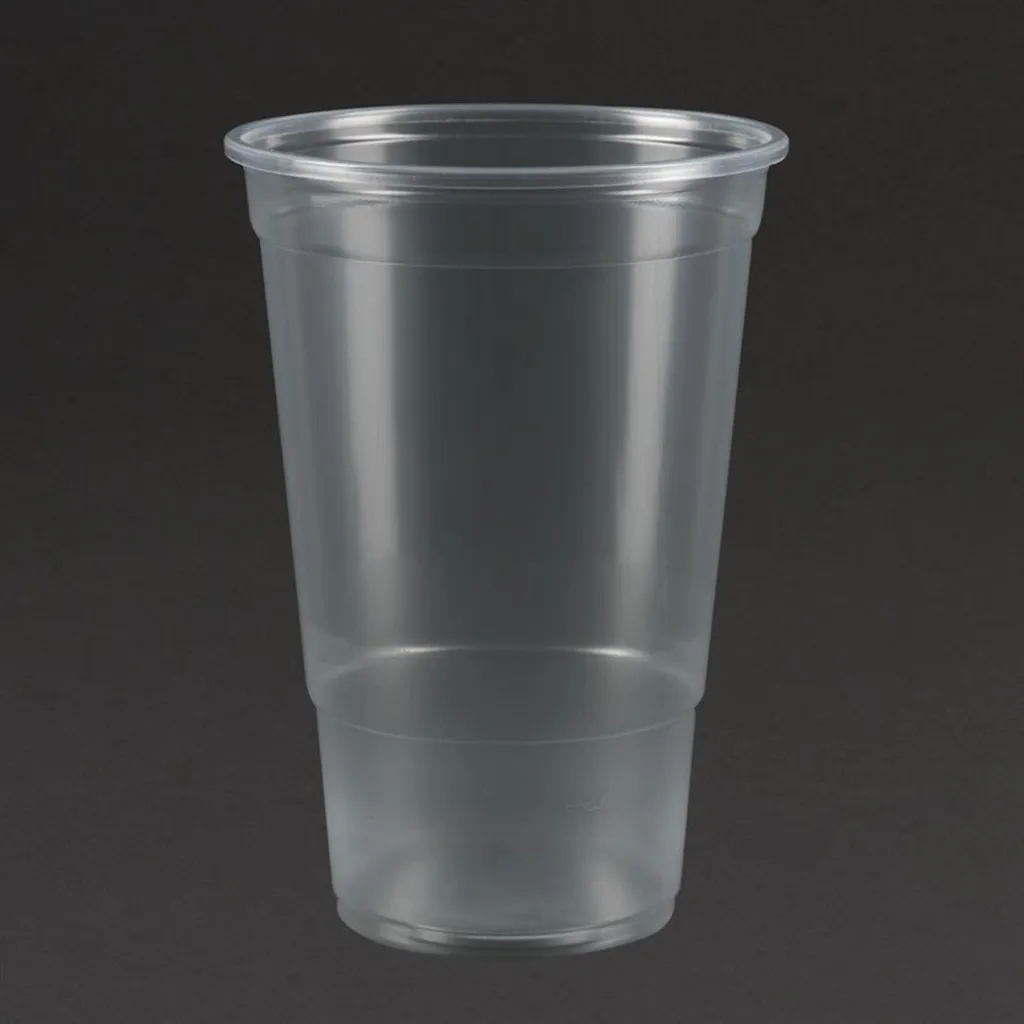 Gobelets jetables 57 cl ras-bord eGreen - Grande contenance lot de 1000